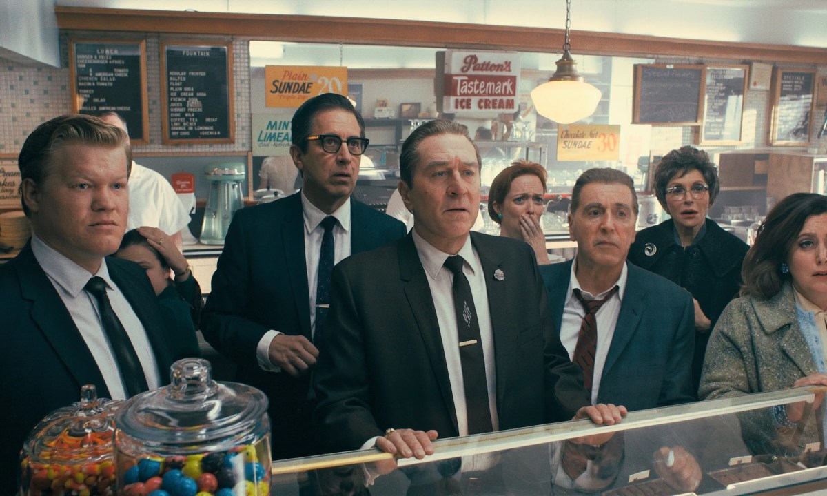 Robert DeNiro and Al Pacino star in The Irishman, directed by Martin Scorsese.