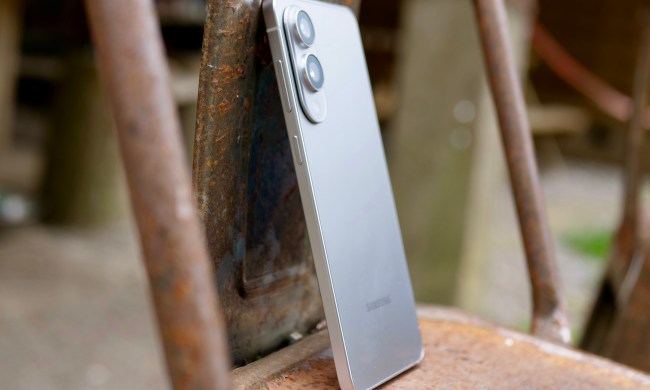 The side of the Samsung Galaxy S25 Edge.