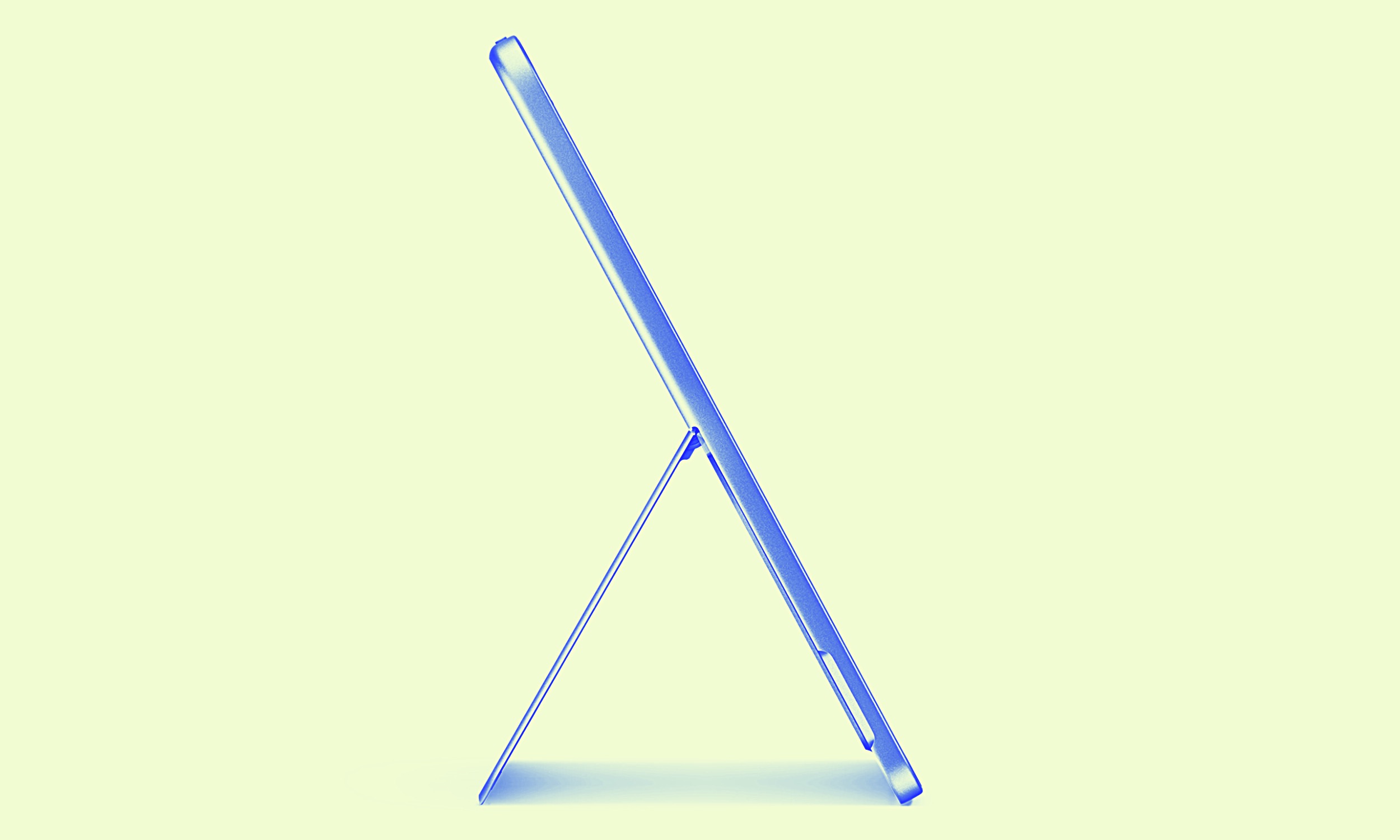 Side profile and kickstand of the Microsoft Surface Pro 12-inch.