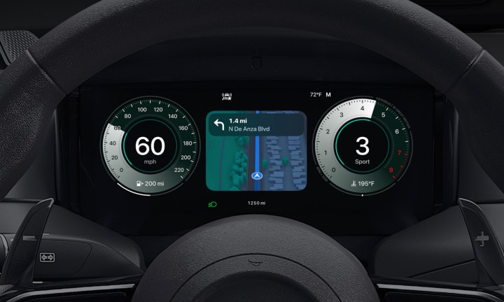 A screengrab of the new CarPlay Ultra interface.